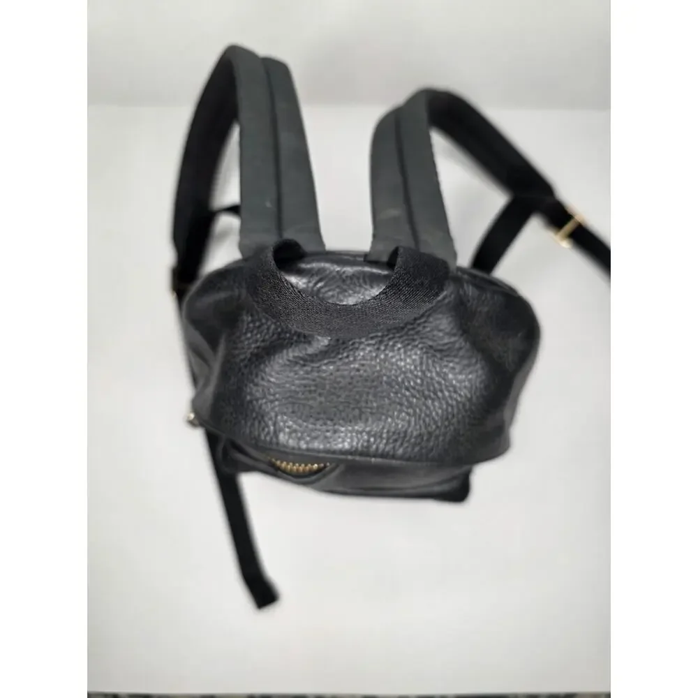 Coach Mini Small Charlie Backpack Pebbled Leather Black F28995